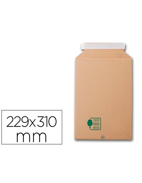 Pochette gpv carton à soufflets c4 229x310mm paquet 5 unités.