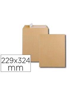 Pochette gpv kraft armé tr ès résistant 120g c4 229x324mmfermeture auto-adhésive boîte 250 unités.