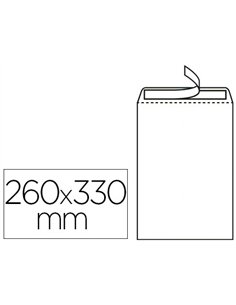 Pochette gpv économique adhésive vélin blanc 90g 24 260x330mm boîte 250 unités.