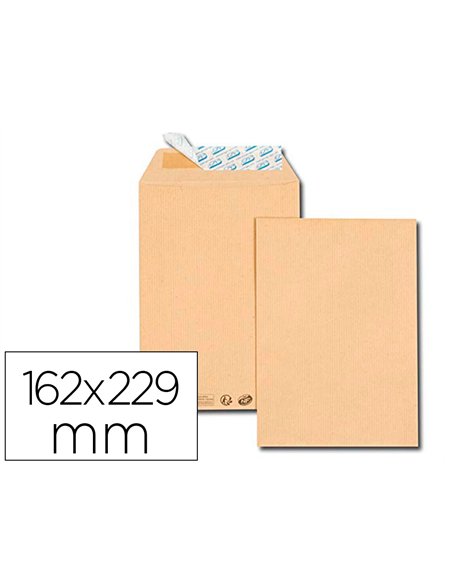 Pochette gpv kraft 90g c5 162x229mm boîte 500 unités.