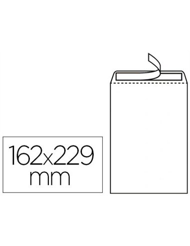 Pochette gpv everyday adhési ve vélin blanc 90g c5 162x229mm boîte 500 unités.