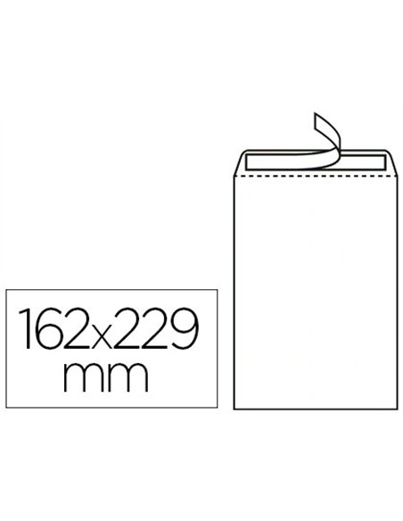 Pochette gpv everyday adhési ve vélin blanc 90g c5 162x229mm boîte 500 unités.