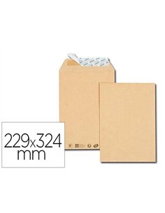 Pochette gpv kraft 90g c4 229x324mm boîte 250 unités.