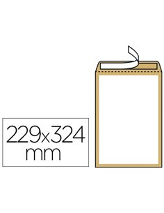 Pochette gpv dos carton 500g kraft blond 120g anti-pli c4 229x324mm boîte 100 unités.