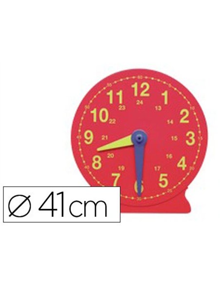 Grande horloge magnétique aiguilles synchronisées diamètre 41cm.