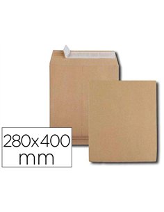 Pochette gpv kraft 120g e4 280x400mm soufflet 30mm paquet 50 unités.