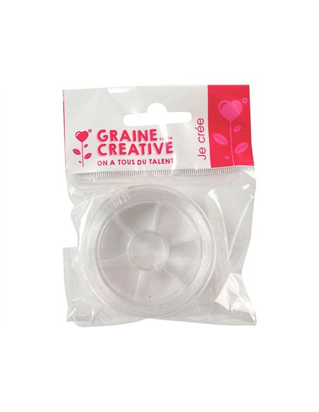 Fil nylon transparent epaisseur 0,50mmx150.