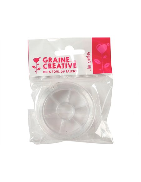 Fil nylon transparent epaisseur 0,50mmx150.