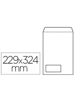 Pochette gpv dos carton 500g vélin blanc 120g anti-pli c4 229x324mm sachet 5 unités.