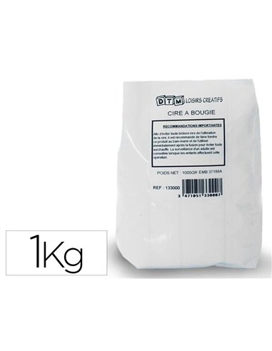 Cire à bougie graine créative préparation sachet 1kg.