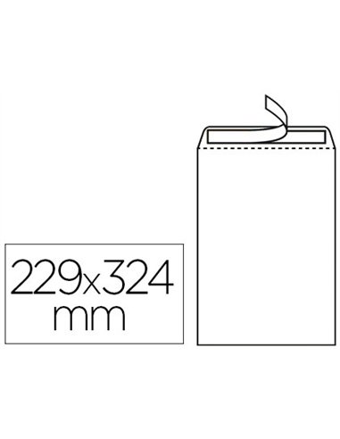 Pochette gpv économique blanche 90g c4 229x324mm boîte 250 unités.