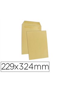 Pochette gpv kraft 90g c4 229x324mm fenêtre 50x110mm boîte 250 unités.