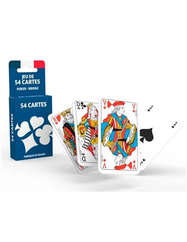 Jeu de 54 cartes cartamundi basic ecopack.