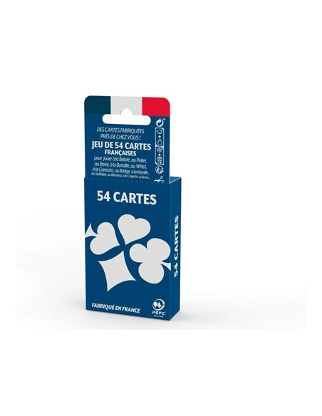 Jeu de 54 cartes cartamundi basic ecopack.