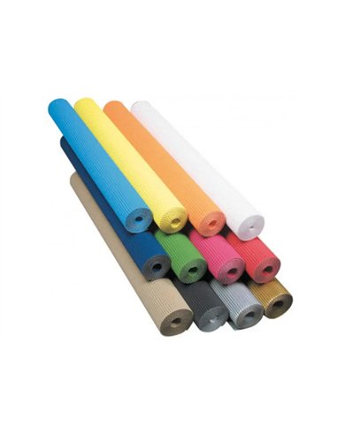 Carton ondule clairefontaine fine cannelure 50x70cm 300g coloris blanc 1 feuille.