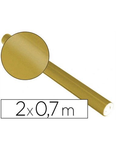 Papier métallisé clairefontaine 80g/m2 coloris or rouleau 0.7x2m.