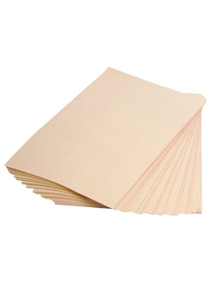Papier kraft clairefontaine 210x297mm a4 90g coloris brun rame 250 feuilles.