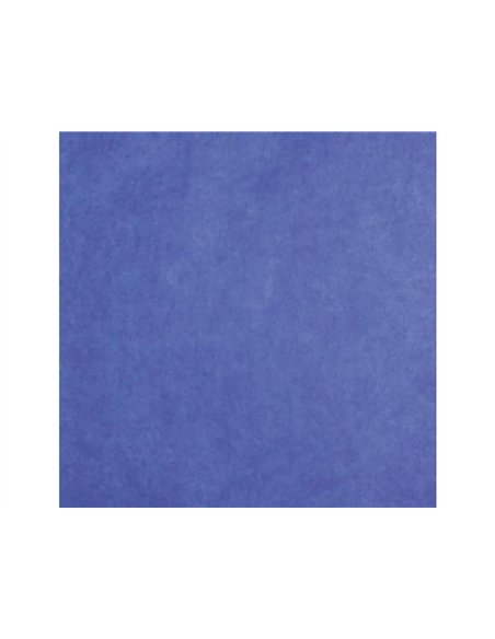 Papier de soie clairefontaine 50x75cm 18g coloris bleu rouleau 24 feuilles.