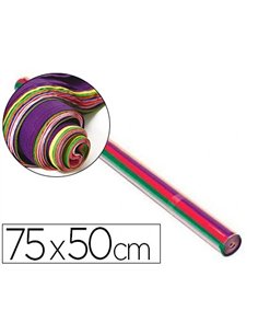 Papier de soie maildor 50x75cm 18g/m2 coloris assortis rouleau 24f.