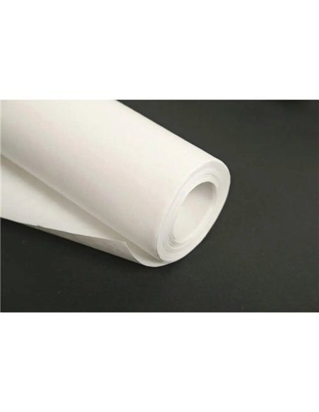 Papier kraft clairefontaine 60g coloris blanc rouleau 1x10m.