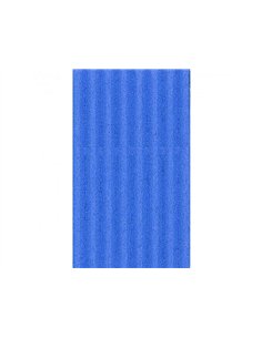 Carton ondule clairefontaine grosse cannelure 175g coloris bleu rouleau 0,70x2m.