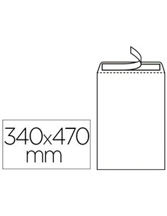 Pochette gpv kraft bulles air économique 340x470mm k coloris blanc 75g sachet 10 unités.