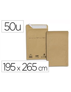 Pochette kraft sumo d auto-adh sive 195x265 mm boite de 50 unites.