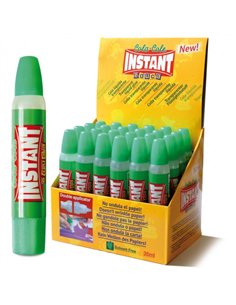 Colle transparente Instant Educa 35 ml - Double applicateur - À base de composants naturels - Sans solvant - Transparente