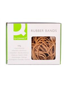 Bracelet caoutchouc q-connect n.15 150x2mm boîte fenêtre 100g. 2