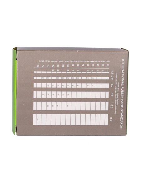 Bracelet caoutchouc q-connect n.15 150x2mm boîte fenêtre 100g.