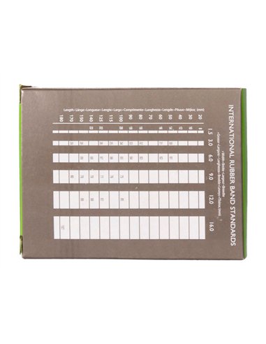 Bracelet caoutchouc q-connect n.15 150x9mm boîte fenêtre 100g.