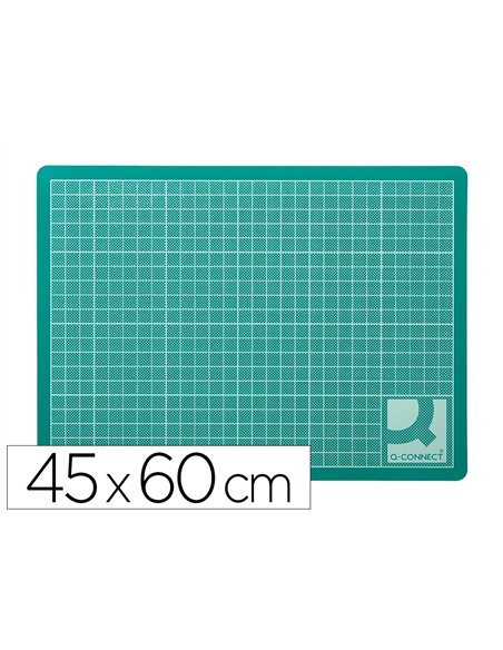 Plaque coupe q-connect pvc épaisseur 3mm 450x600mm a2 coloris vert.