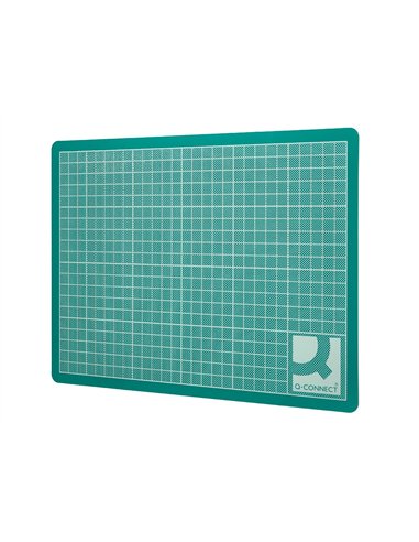 Plaque coupe q-connect pvc épaisseur 3mm 450x600mm a2 coloris vert.