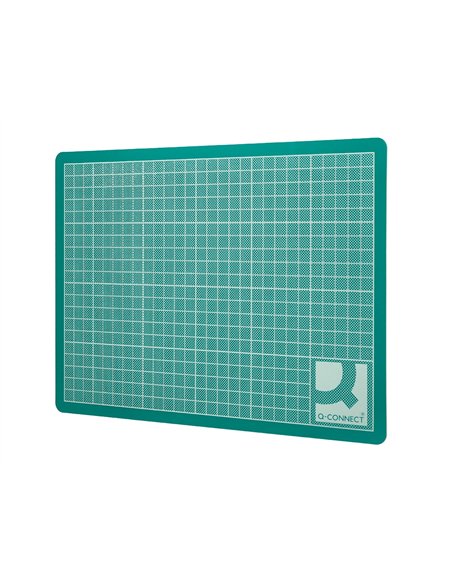 Plaque coupe q-connect pvc épaisseur 3mm 450x600mm a2 coloris vert.