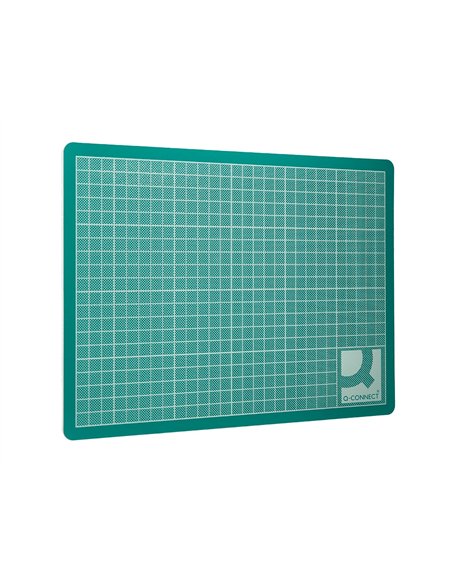 Plaque coupe q-connect pvc épaisseur 3mm 450x600mm a2 coloris vert.
