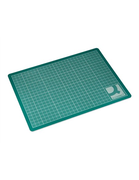 Plaque coupe q-connect pvc épaisseur 3mm 450x600mm a2 coloris vert.