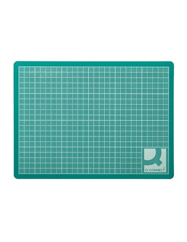 Plaque coupe q-connect pvc épaisseur 3mm 600x900mm a1 coloris vert.