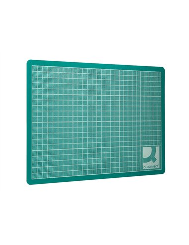 Plaque coupe q-connect pvc épaisseur 3mm 600x900mm a1 coloris vert.