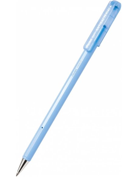 Stylo roller antibactérien Pentel SuperB – Pointe fine 0,7 mm – Certifié ISO 22196 – Idéal pour le médical, l'alimentation, l'éd