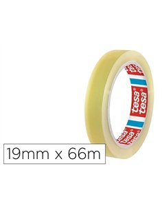 Adhesif tesa transparent qualite superieure sans solvant 19mmx66m.