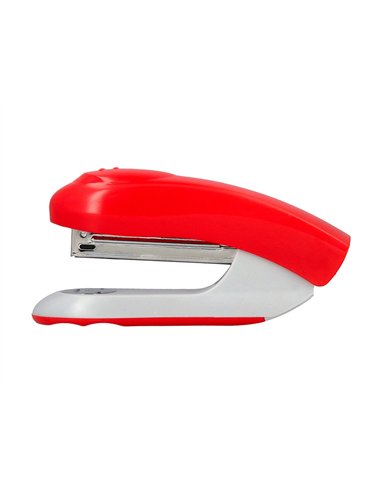 Agrafeuse bureau q-connect kf14206 plastique abs capacite 20 feuilles coloris rouge.