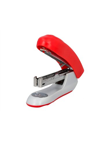 Agrafeuse bureau q-connect kf14206 plastique abs capacite 20 feuilles coloris rouge.
