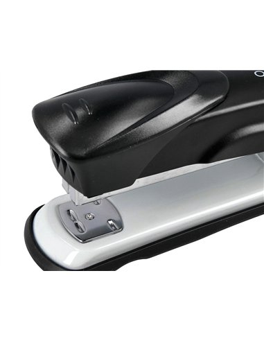 Agrafeuse bureau q-connect kf14211 metallique capacite 20 feuilles coloris noir.
