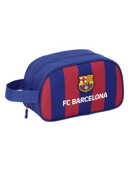 Trousse de toilette Safta FC Barcelone - 1 compartiment - Dragonne - 26 x 15 x 12 cm - Rouge et bleu