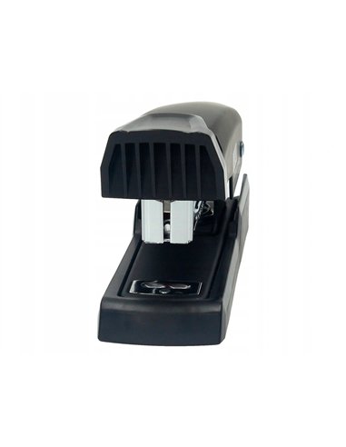 Agrafeuse maped essentials métal e3543 68x39x197mm half strip 25 feuilles agrafes 24/6 et 26/6 coloris noir.