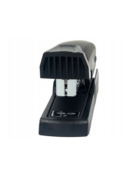 Agrafeuse maped essentials métal e3543 68x39x197mm half strip 25 feuilles agrafes 24/6 et 26/6 coloris noir.