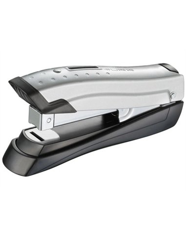 Agrafeuse maped expert 76.2x41x178mm half strip 45 feuilles agrafes 24/6 et 26/6 système anti-blocage coloris gris.