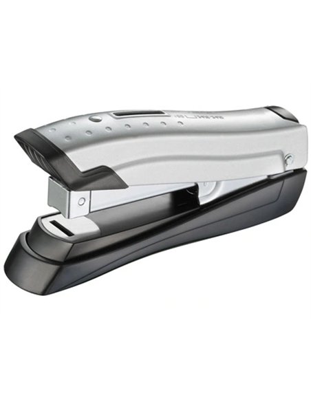 Agrafeuse maped expert 76.2x41x178mm half strip 45 feuilles agrafes 24/6 et 26/6 système anti-blocage coloris gris.