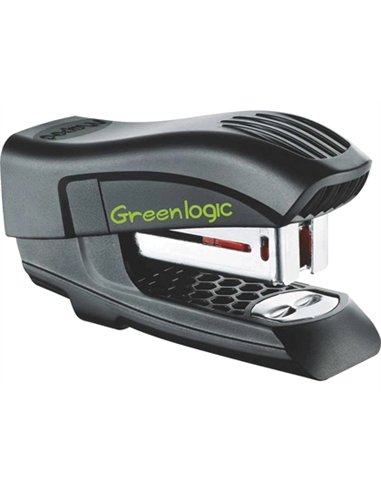 Agrafeuse mini maped greenlogic 27x67x40mm 20 feuilles agrafes 24/6 15 feuilles agrafes 26/6 coloris noir.