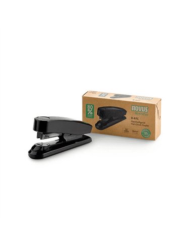 Agrafeuse novus b4fc re+new noir capacite 50 feuilles 80g/m2.